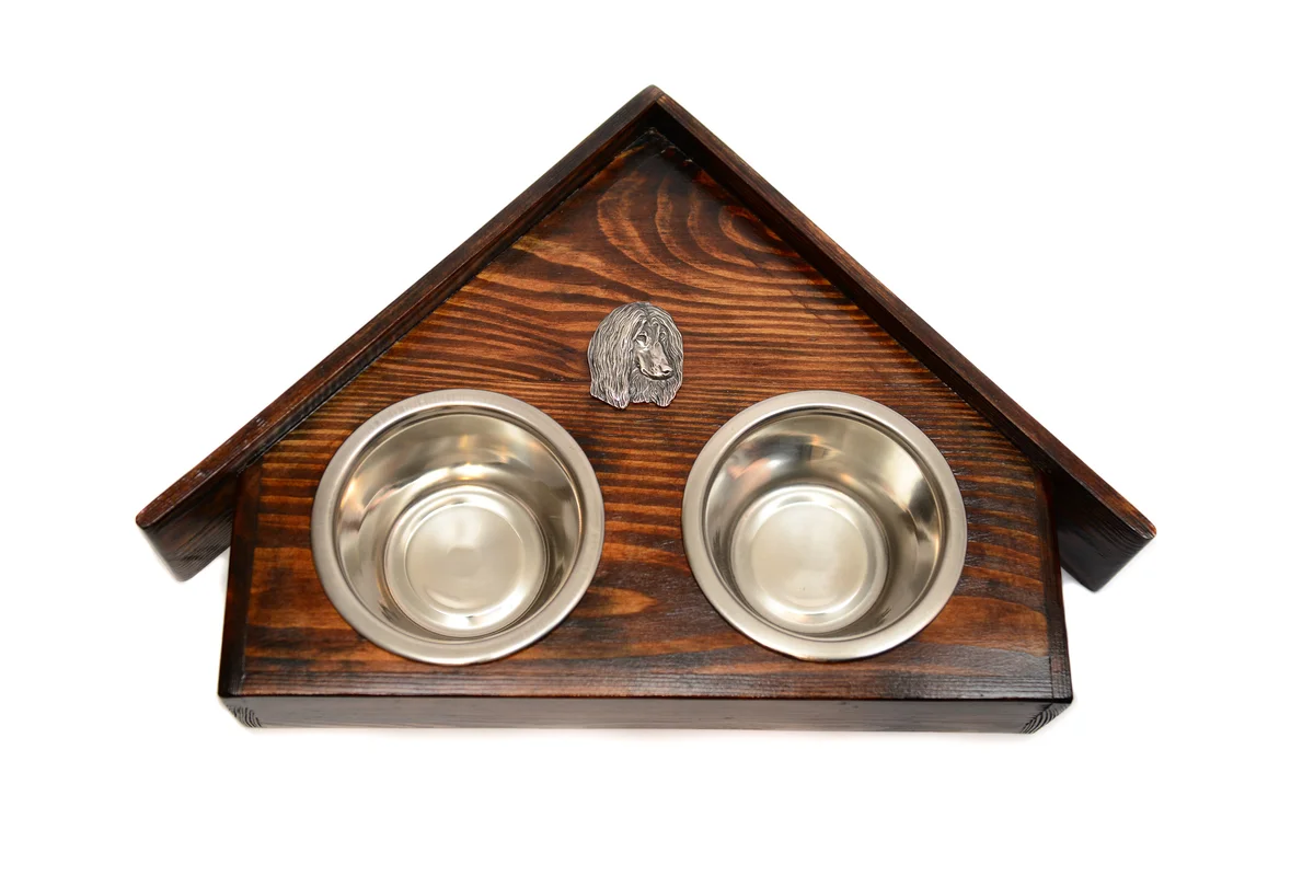 Voerbak voor Afghan Hound